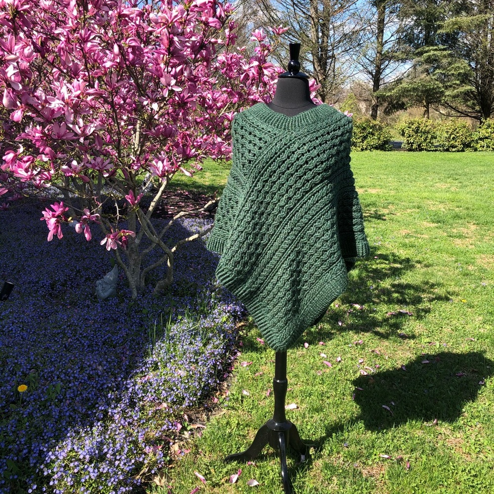 Handmade Lavena Celtic Poncho by BLD